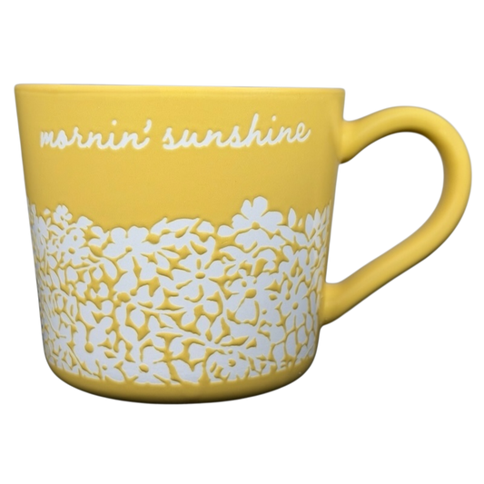 Mornin' Sunshine Etched Floral Mug Threshold