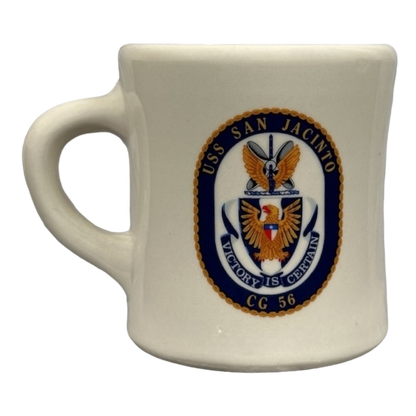 USS San Jacinto CG 56 Victory Is Certain United States Navy Mug Mil-Art China