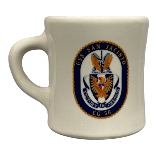 USS San Jacinto CG 56 Victory Is Certain United States Navy Mug Mil-Art China