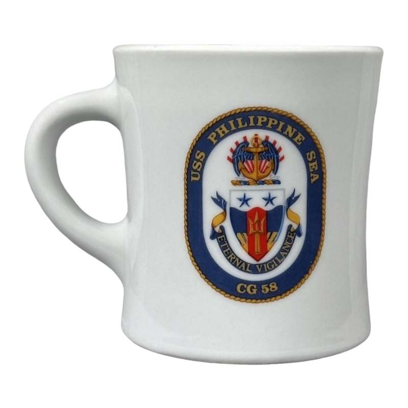 USS Philippine Sea CG 58 Eternal Vigilance United States Navy Mug Mil-Art China