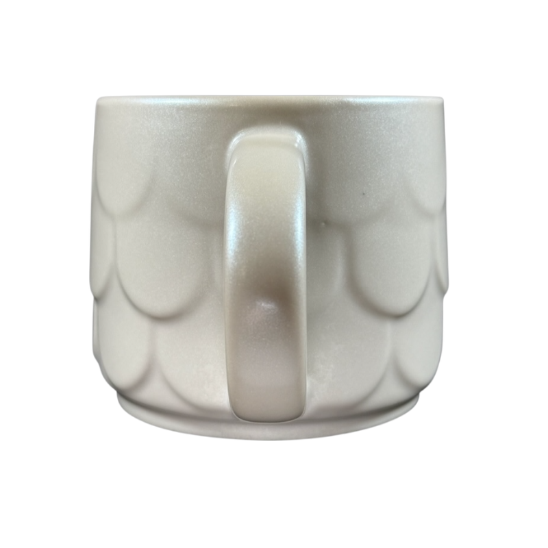 Mermaid Siren Scales Pearl White 14oz Mug 2023 Starbucks