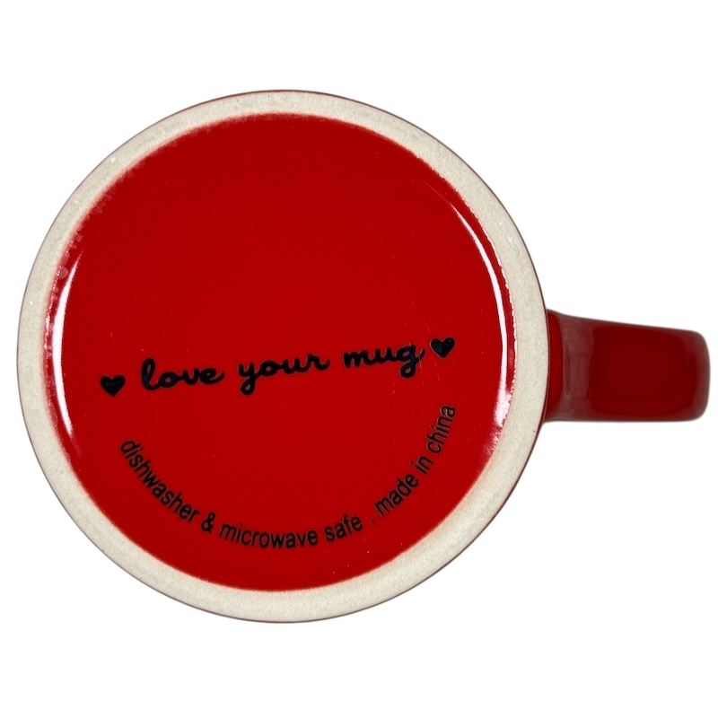 Hot Mess Red Mug With White Interior Love Your Mug