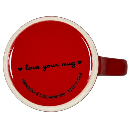 Hot Mess Red Mug With White Interior Love Your Mug
