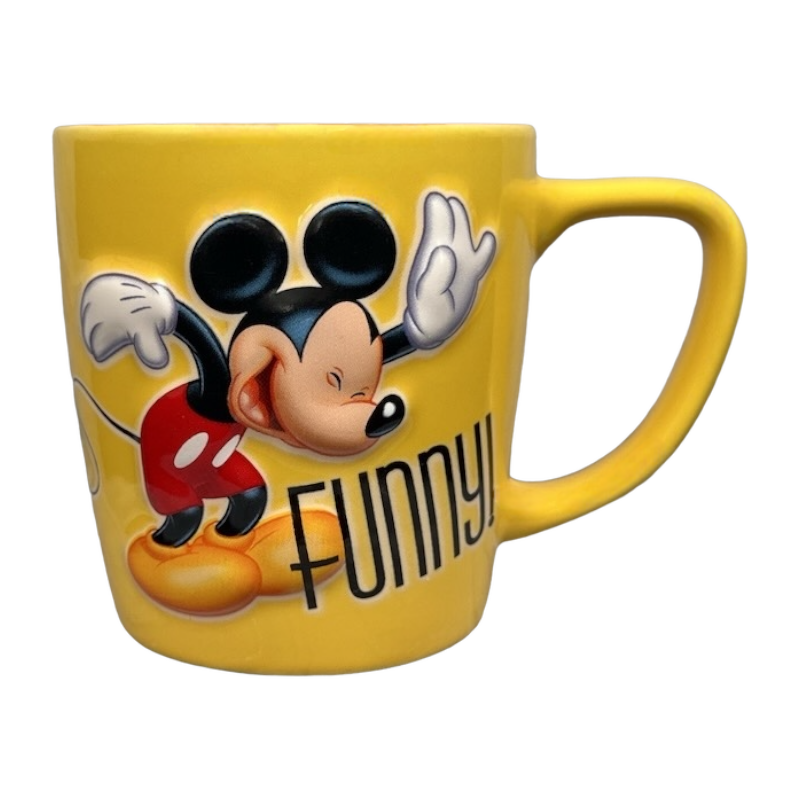 Mickey Mouse Funny Smart 3D Embossed Mug Disney Parks