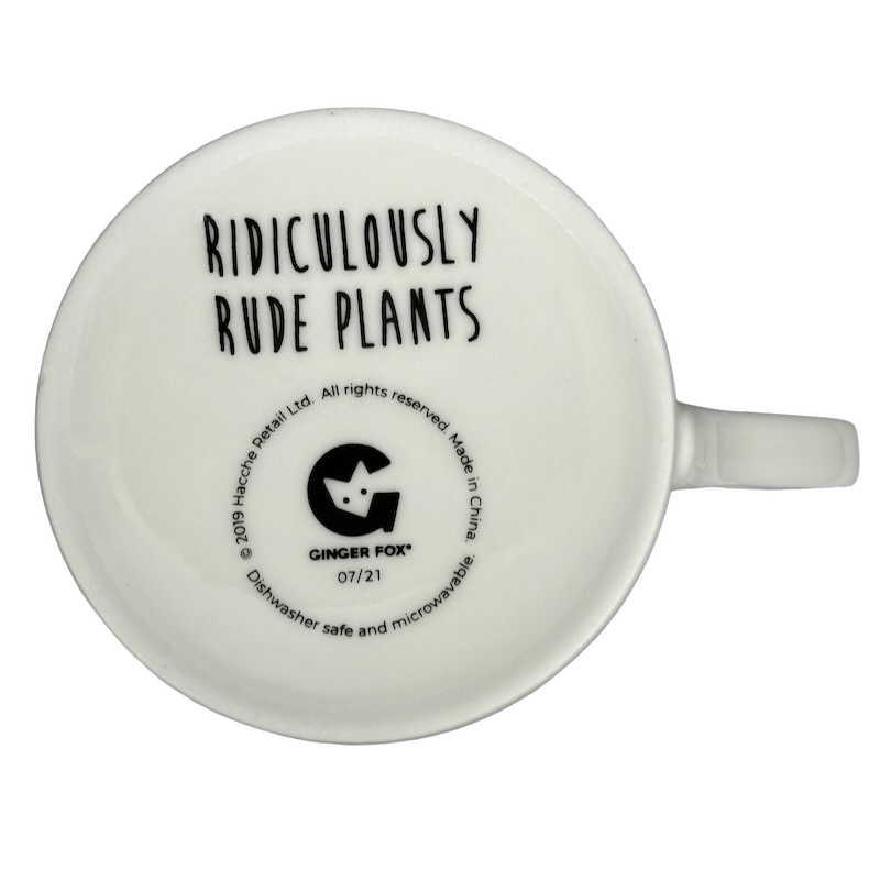 Ridiculously Rude Plants Mug Ginger Fox