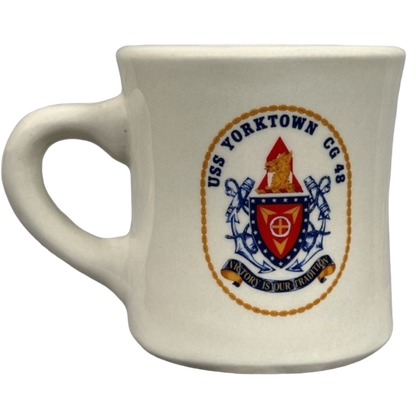 USS Yorktown CG 48 Victory Is Our Tradition United States Navy Mug Mil-Art China