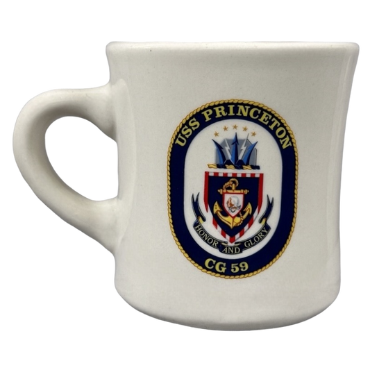 USS Princeton CG 59 Honor And Glory United States Navy Mug Mil-Art China