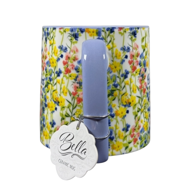 Bella Floral Dimpled We Love Because He First Loved Us 1 John 4:19 Mug 10 Strawberry Street