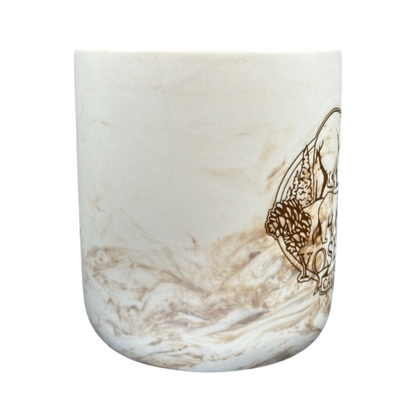 Yosemite California Bears Etched Marble Mug