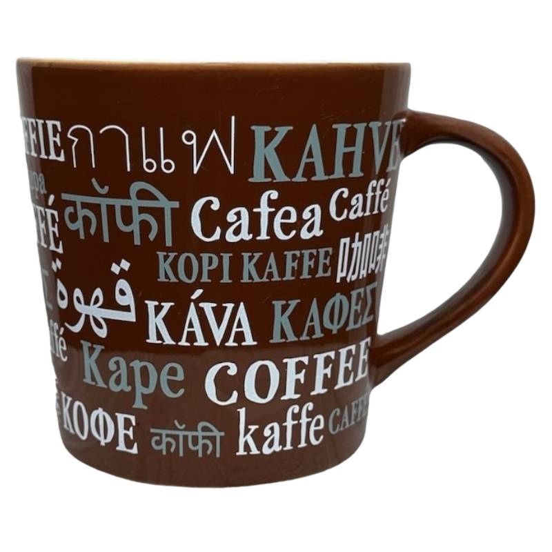 Coffee In Multiple Languages 16oz Mug 2008 Starbucks