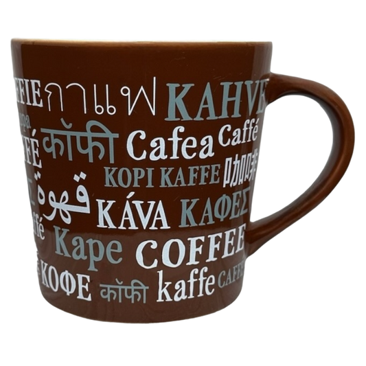 Coffee In Multiple Languages 16oz Mug 2008 Starbucks