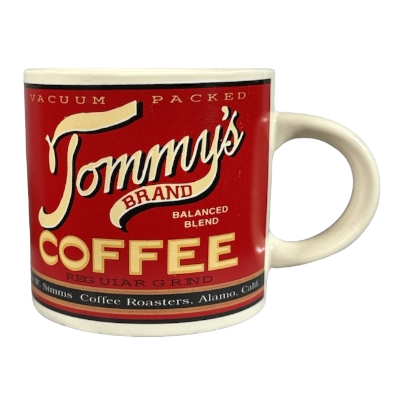 Archives The Coffees Of Yester Year Brand Tommy's Brand Coffee Mug Westwood