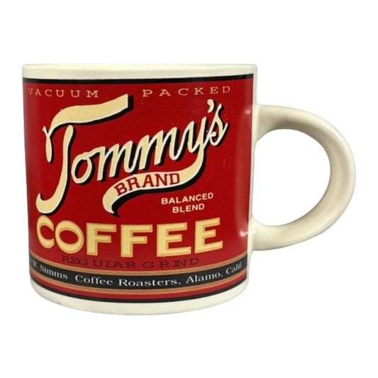 Archives The Coffees Of Yester Year Brand Tommy's Brand Coffee Mug Westwood