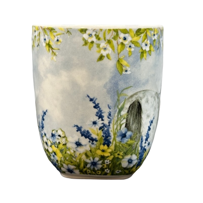 White Horse Among Flowers Susan Winget Mug Cracker Barrel