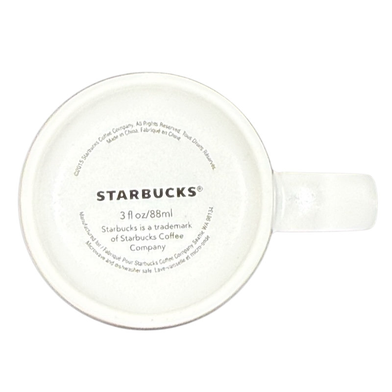 Etched Siren Demitasse 3oz Mug 2015 Starbucks