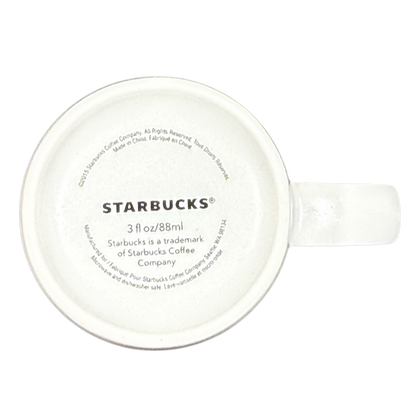 Etched Siren Demitasse 3oz Mug 2015 Starbucks