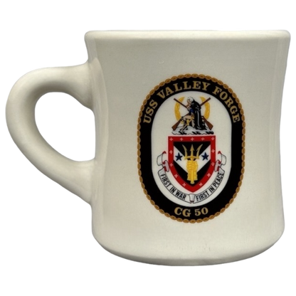 USS Valley Forge CG 50 First In War First In Peace United States Navy Mug Mil-Art China