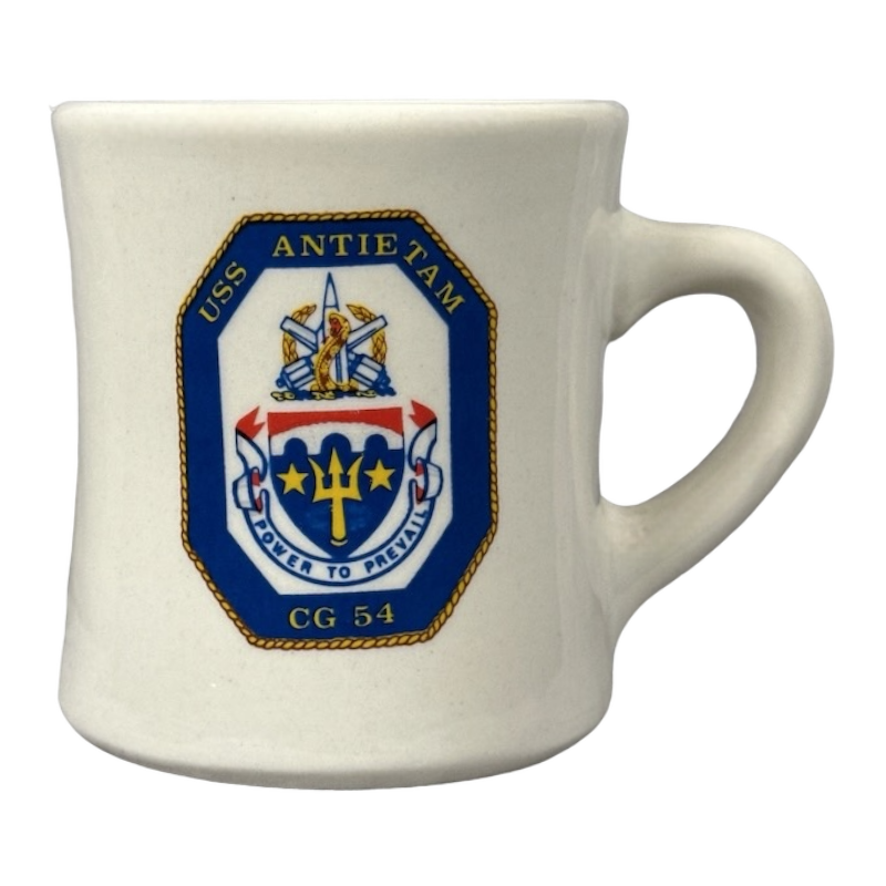 USS Antietam CG-54 Power To Prevail United States Navy Mug Carn-Art Enterprises