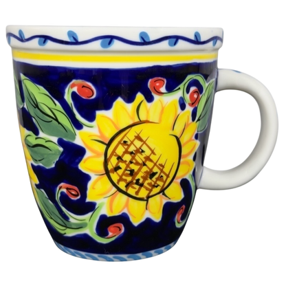 Barista Sunflower Mug 2002 Starbucks