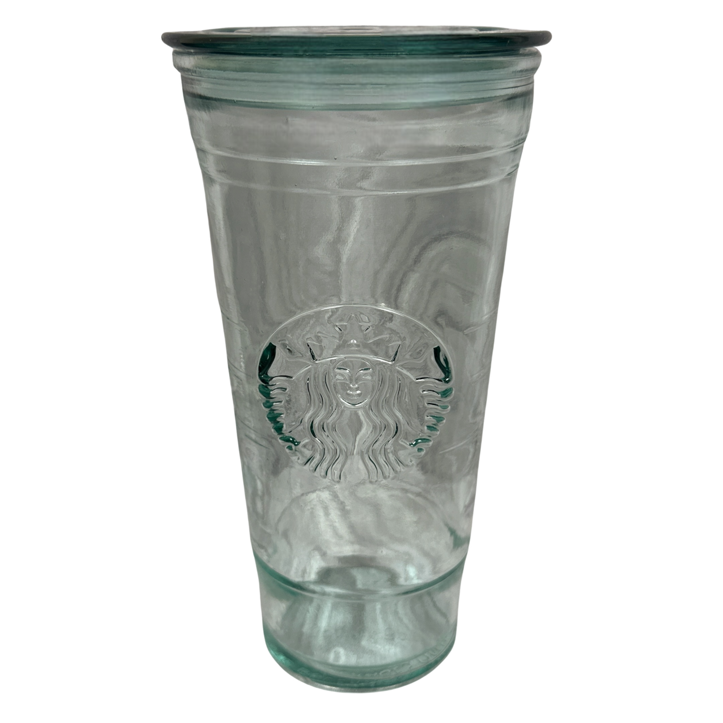 Embossed Siren Recycled Glass Cold To Go Cup Venti 20oz Starbucks