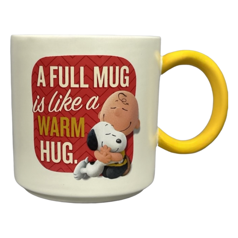 Peanuts Movie Charlie Brown And Snoopy A Full Mug Is Like A Warm Hug Hallmark