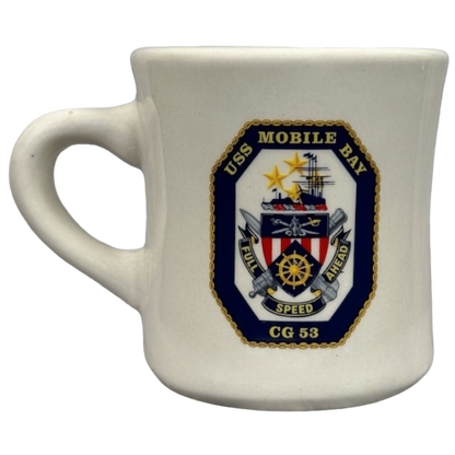 USS Mobile Bay CG-53 United States Navy Mug Mil-Art China