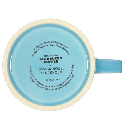 Design House Stockholm Embossed Floral 16oz Mug 2010 Starbucks