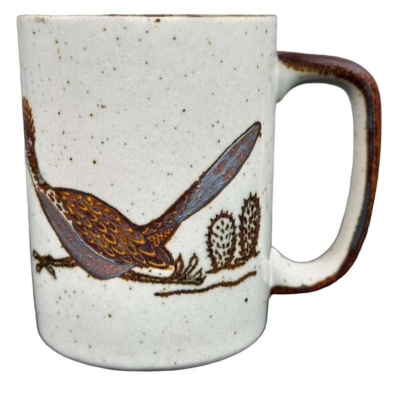 Roadrunner Cactus Speckled Mug Otagiri