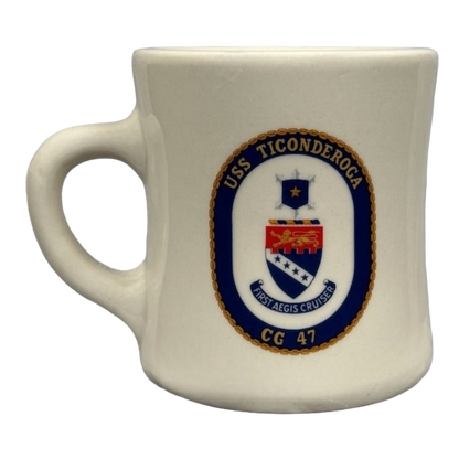 USS Ticonderoga CG 47 First Aegis Cruiser United States Navy Mug Mil-Art China