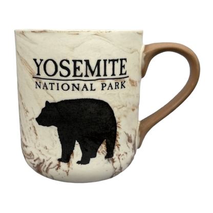 Yosemite National Park Bear Etched Marble Mug