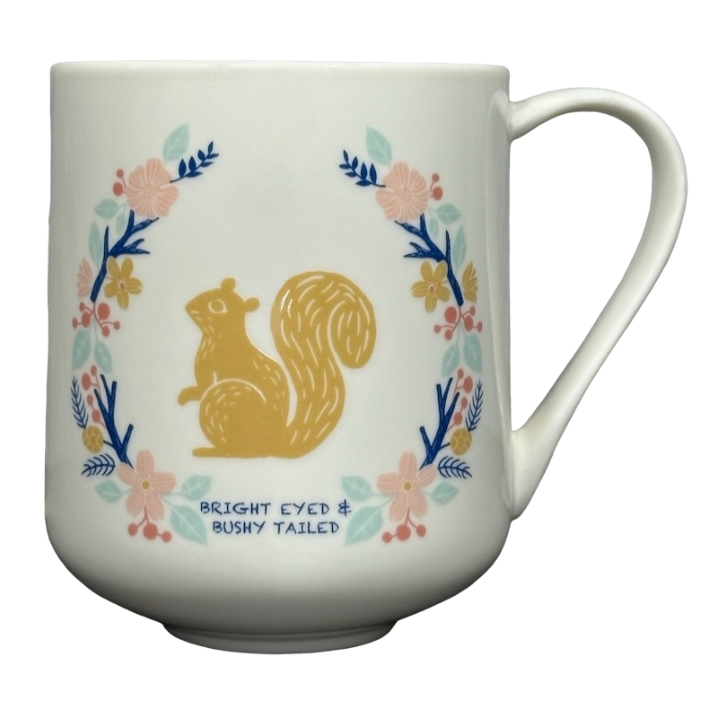 Bright Eyed & Bushy Tailed Squirrel Mug Threshold