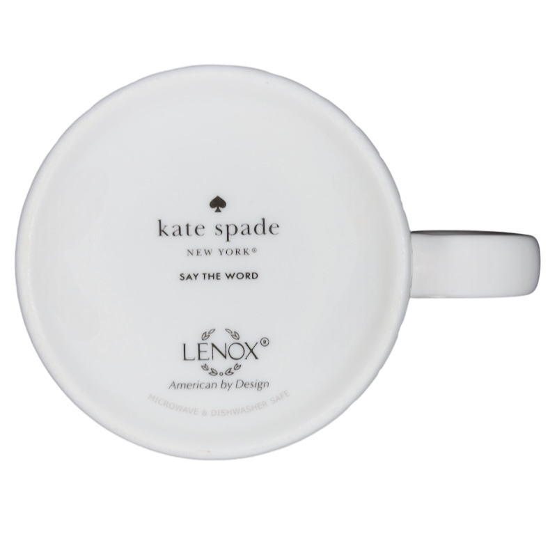 Kate Spade Say The Word Mug Lenox