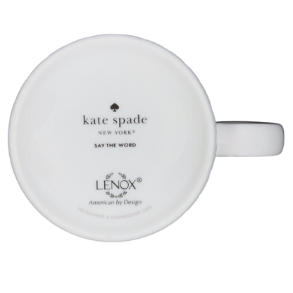 Kate Spade Say The Word Mug Lenox