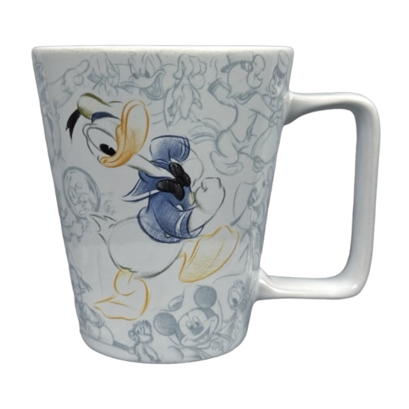 Donald Duck And Friends Sketch Mug Disney Store