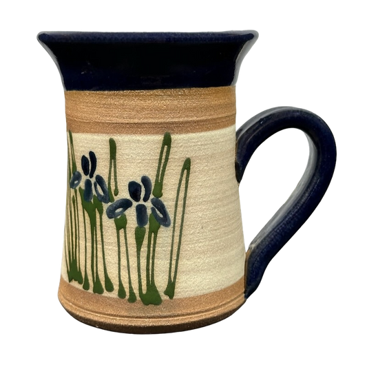 Floral Signed Pottery Mug