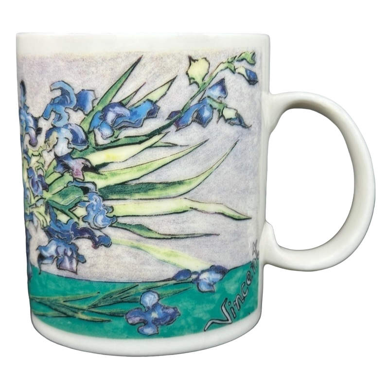 Blue Irises Vincent Van Gogh Master Impressionists D Burrows Mug Chaleur