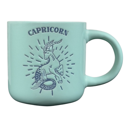 Capricorn Astrology Zodiac Etched Mug Wild Sage