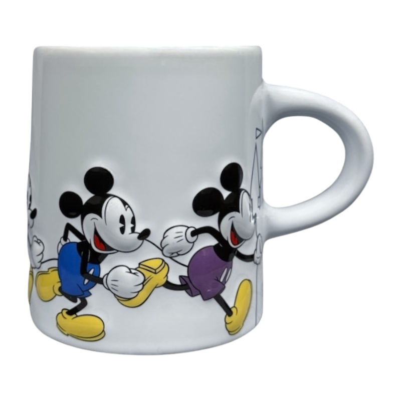 Mickey Mouse Running Castle Silhouette 3D Embossed Mug Disney Parks