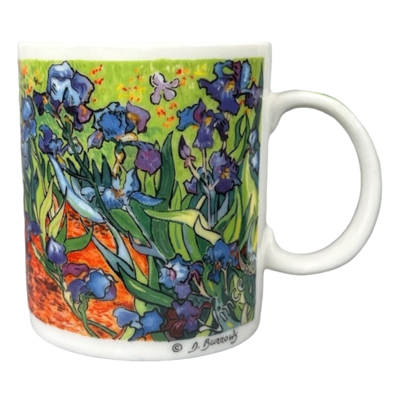 Irises Vincent Van Gogh Master Impressionists D Burrows Mug Chaleur