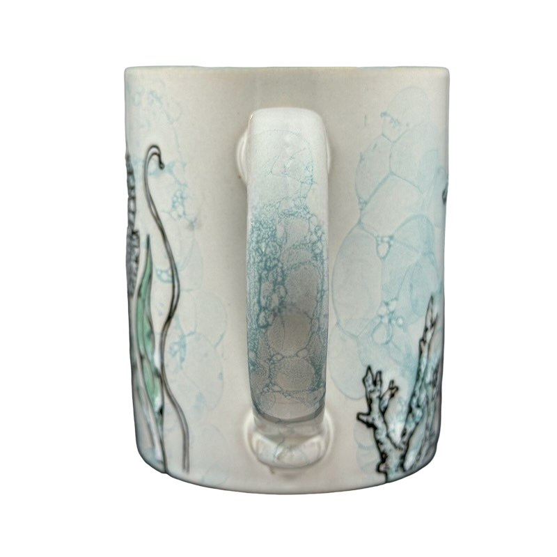 Sea Cove Island Seahorse Etched Mug Spectrum Designz