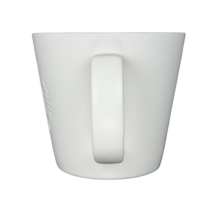 Etched Siren Tall White 12oz Mug 2015 Starbucks