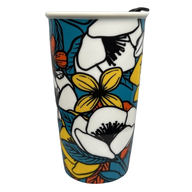 Poppy Flowers 12oz Tumbler Starbucks