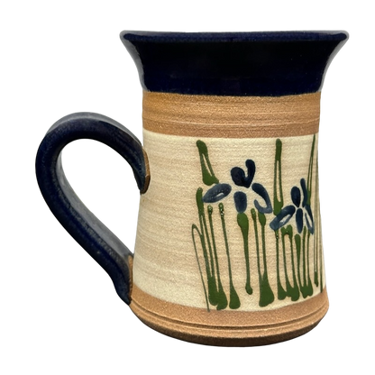 Floral Signed Pottery Mug