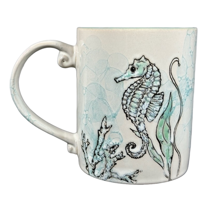 Sea Cove Island Seahorse Etched Mug Spectrum Designz