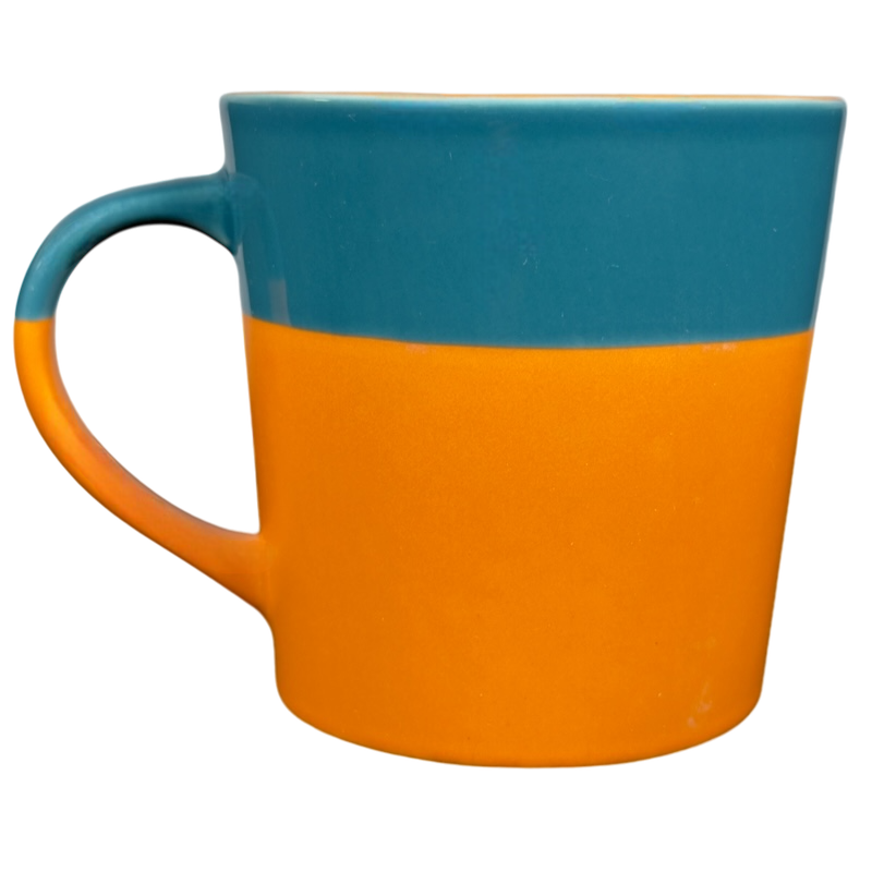 Terra Cotta And Blue Butterflies Mug Starbucks