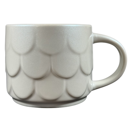 Mermaid Siren Scales Pearl White 14oz Mug 2023 Starbucks
