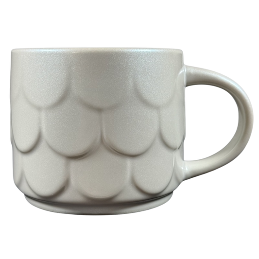 Mermaid Siren Scales Pearl White 14oz Mug 2023 Starbucks