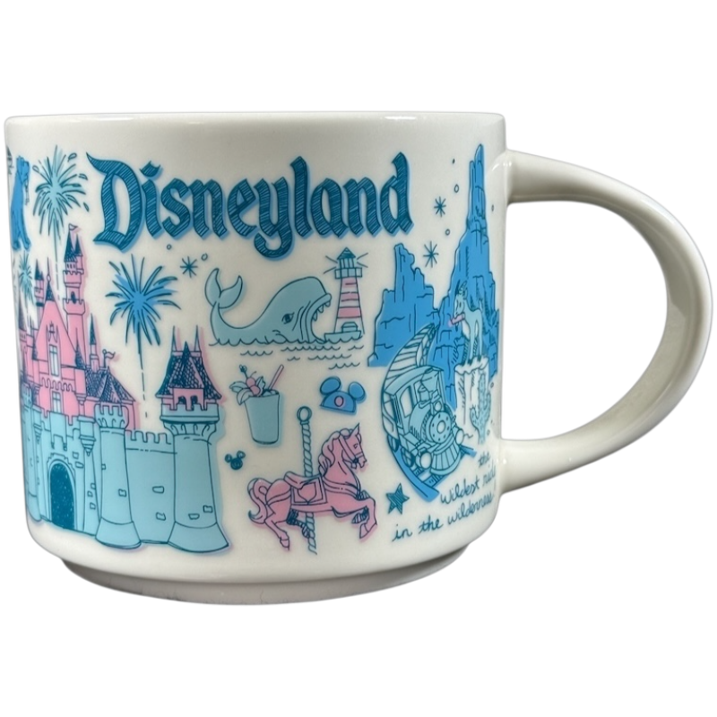 Been There Series Pin Drop Collection Disneyland 14oz Mug 2019 Starbucks