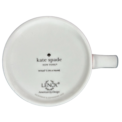 Kate Spade What's In A Name Letter "S" Monogram Initial Mug Lenox
