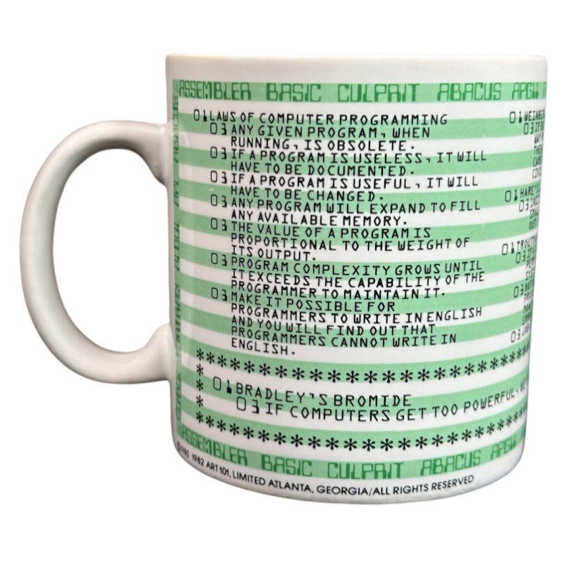 Computer Programming Kenneth Grooms Mug The Toscany Collection